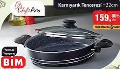 CHEF'S PRO KARNIYARIK TENCERESİ CHEF'S PRO KARNIYARIK TENCERESİ